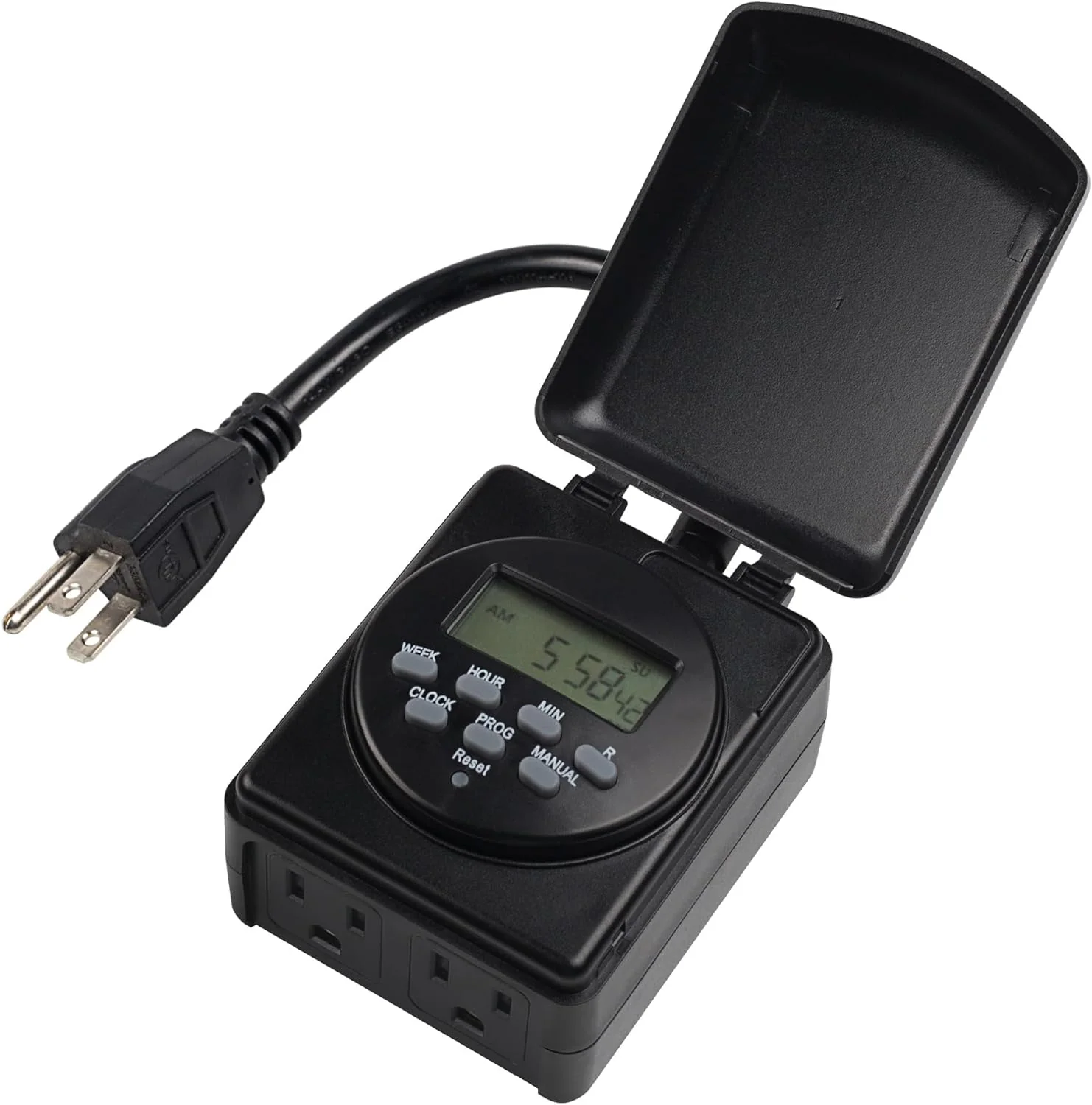 Streamline Your Outdoor Lighting with BN-LINK's 7 Day Outdoor Heavy Duty Digital Programmable Timer