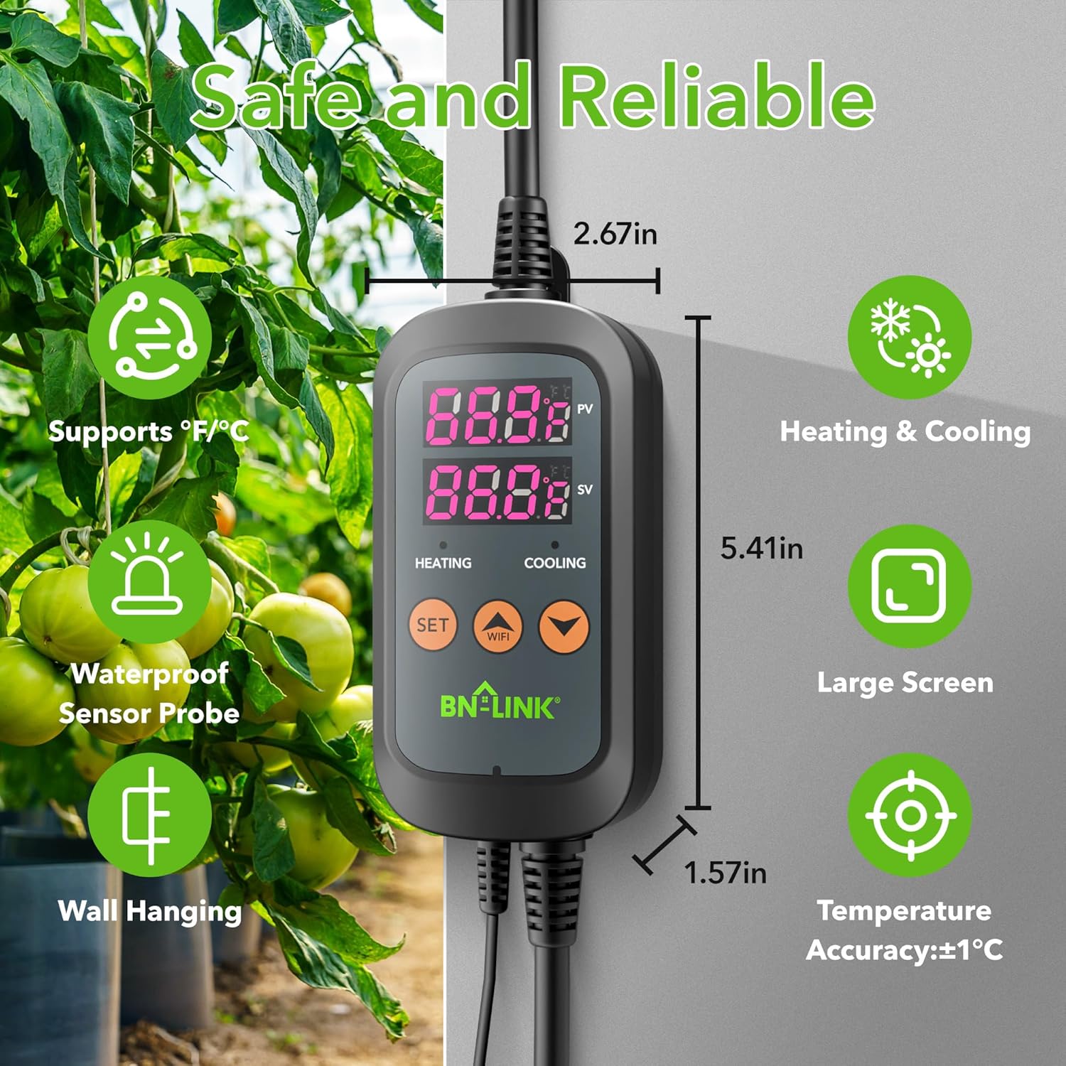 Achieve Comfort with BN-LINK's Advanced Temperature Controller