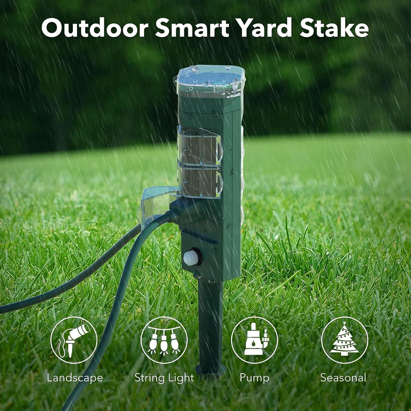 Discover the Power of BN-LINK's Outdoor Smart WiFi Plug Power Stake Timer