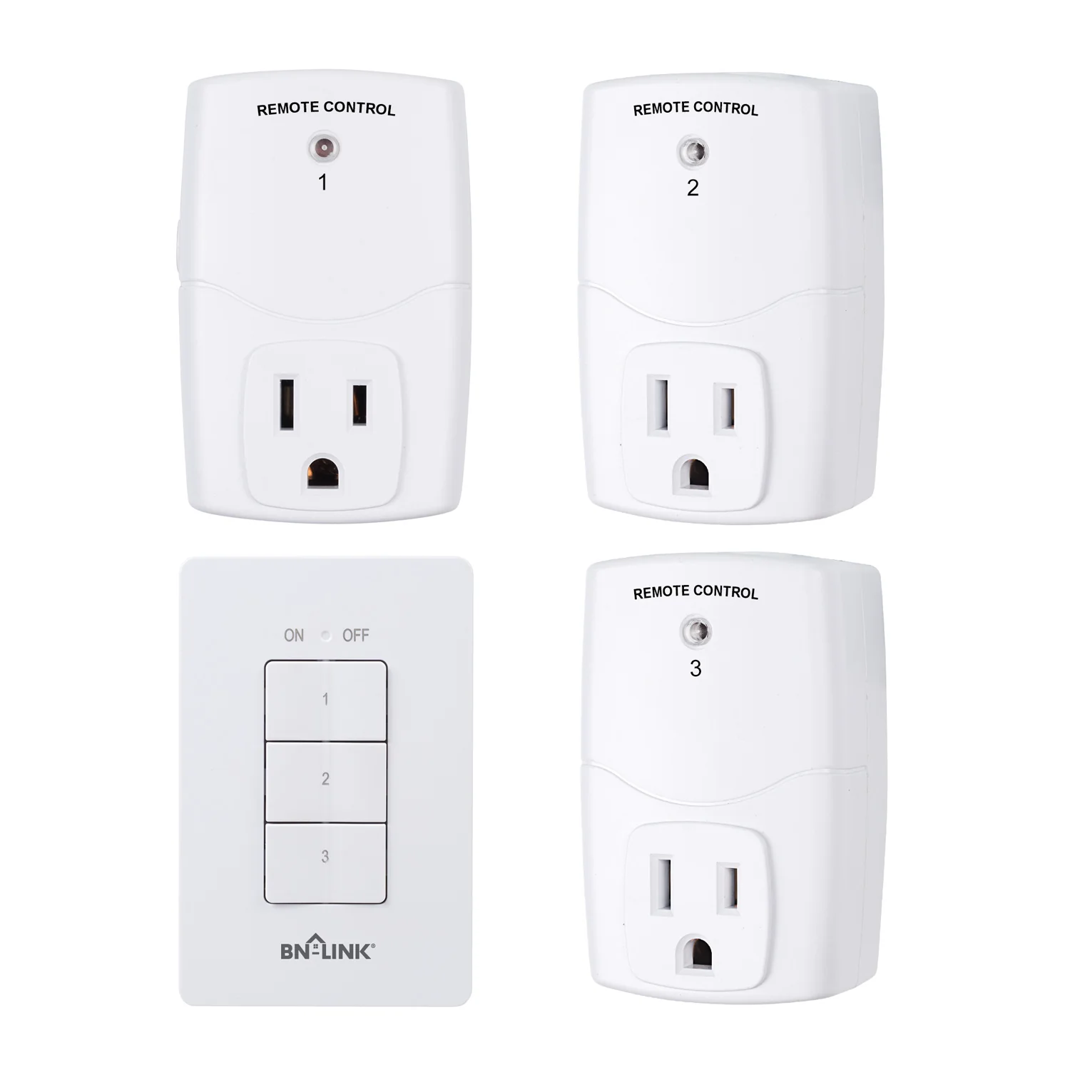 BN-LINK Can Help You Simplify Your Home: Presenting the Mini Wireless Wall-Mounting Remote Control Outlet with Three Outlets