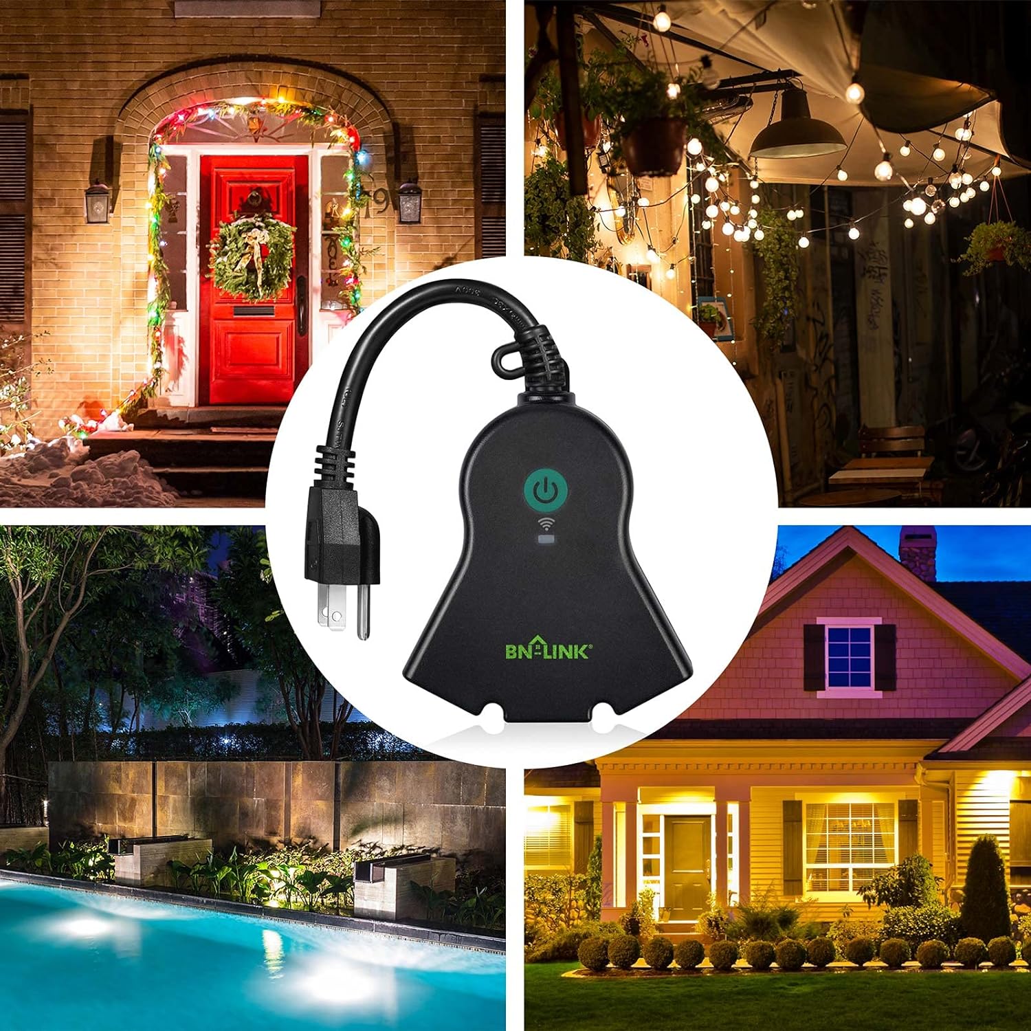 Transform Your Outdoor Living with BN-LINK’s Outdoor Smart Wi-Fi Plug Outlet