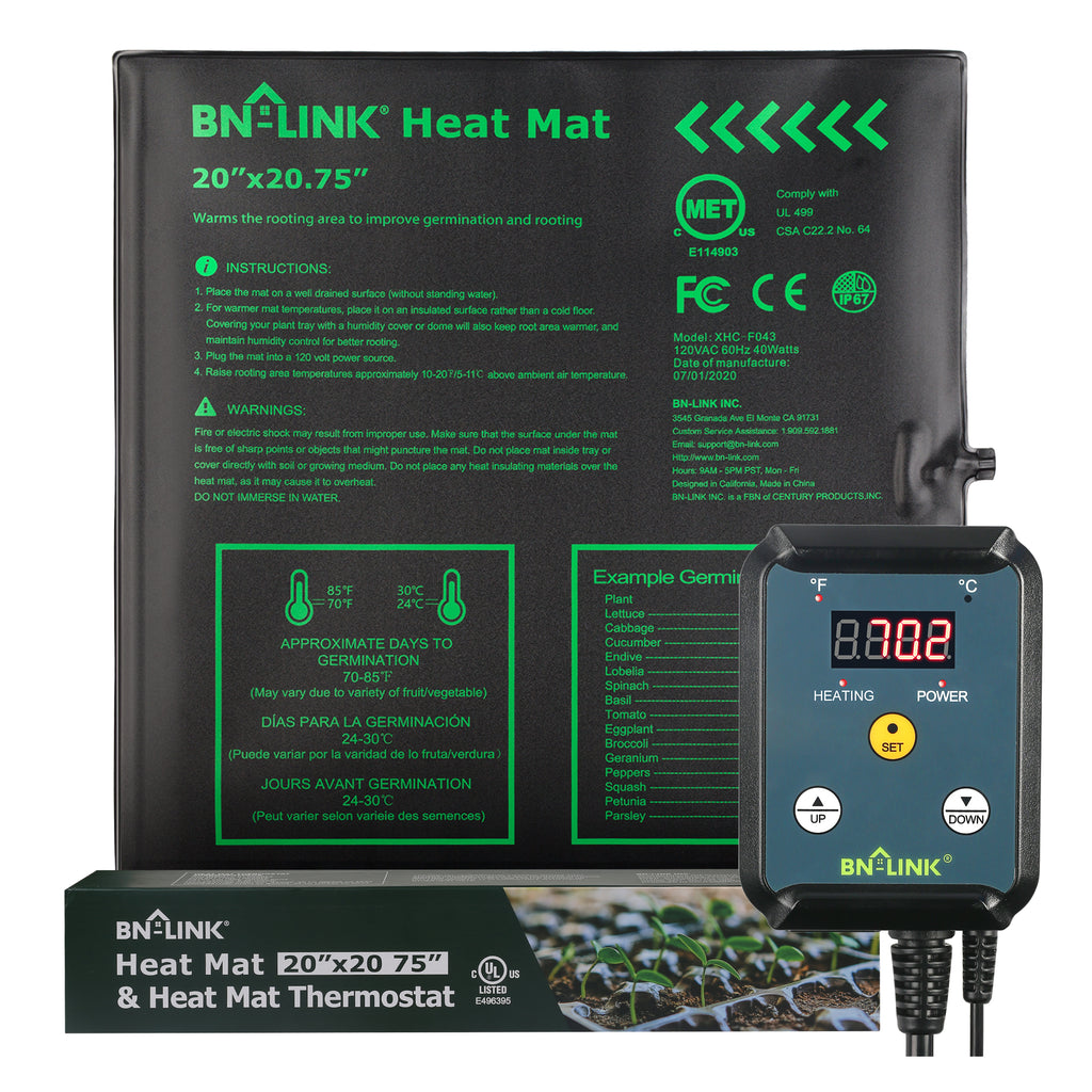 10''X20.75'' Seeding Heat Mat Digital Thermostat kits USA MSRP 49.99 USD