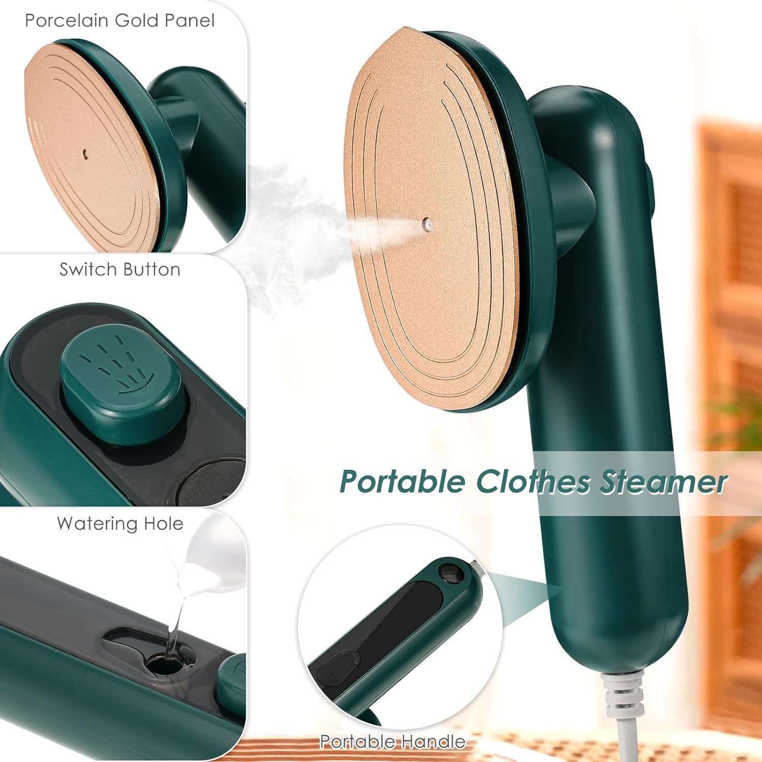 Mini Handheld Size Electric Travel Steamer Iron for Clothes Bn-link