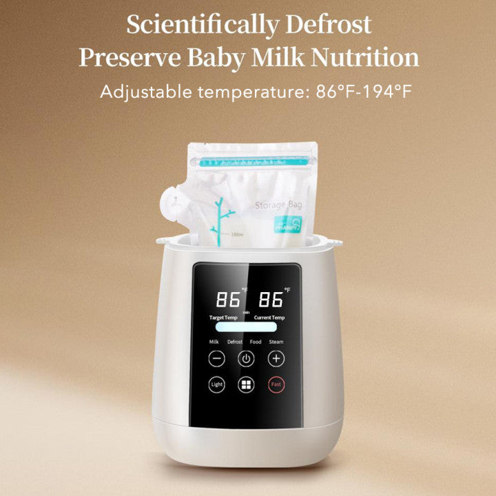 8-in-1 Fast Milk Bottle Warmer for Breastmilk and Formula, Accurate Temperature Control Bn-link