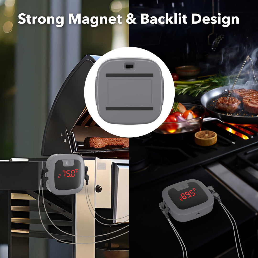 Bluetooth Wireless Food Thermometer Kitchen Bbq Probe Meat