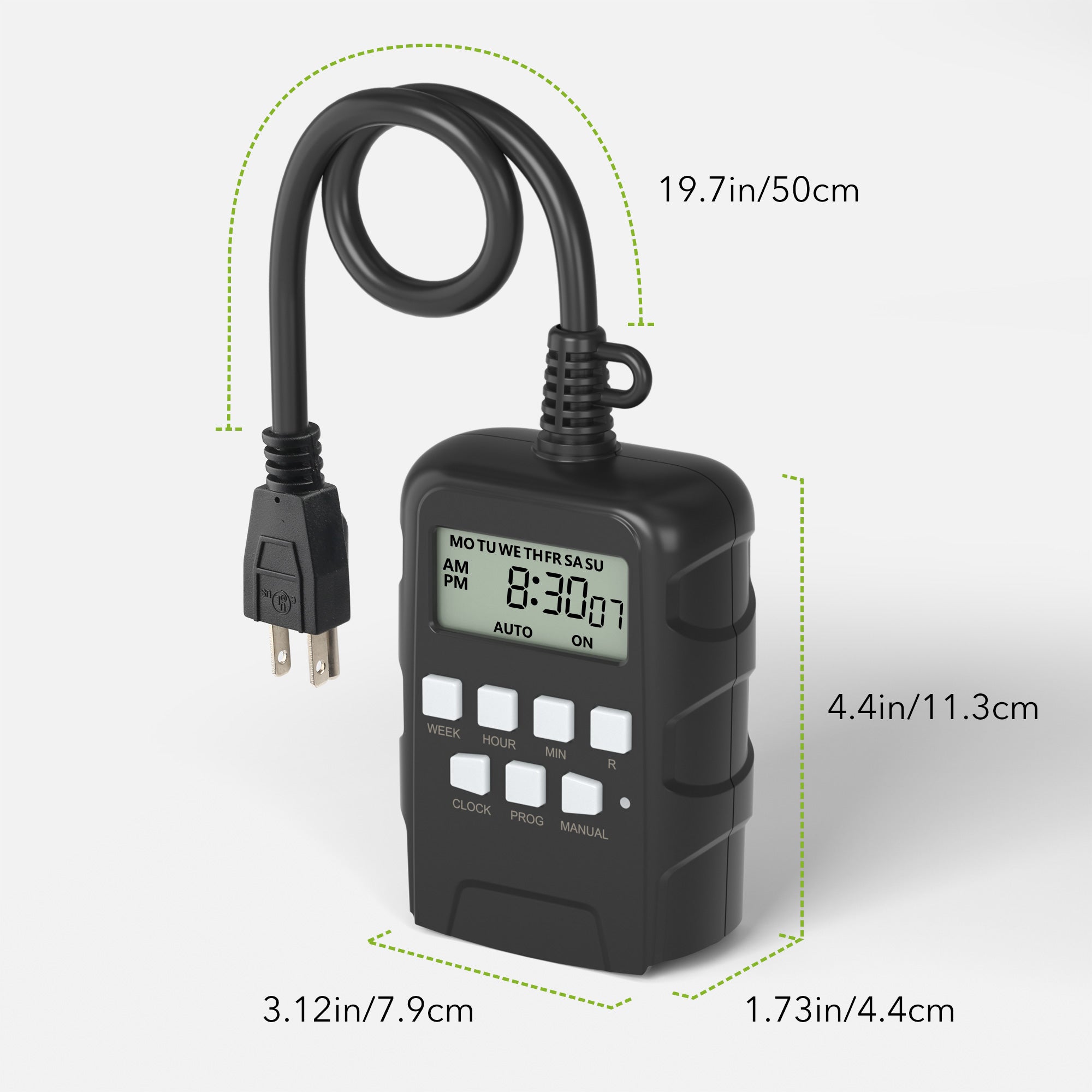 Outdoor digital deals timer outlet