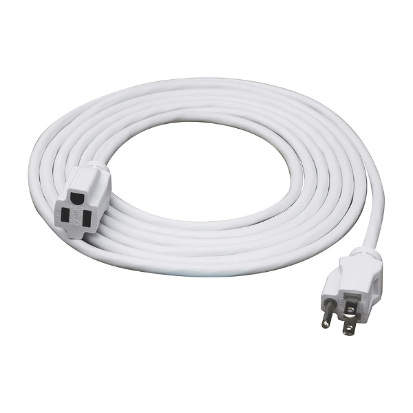 Clear Power 35 ft Outdoor Extension Cord 16/3 SJTW, 3-Prong Grounded Plug DCOC-0207-DC