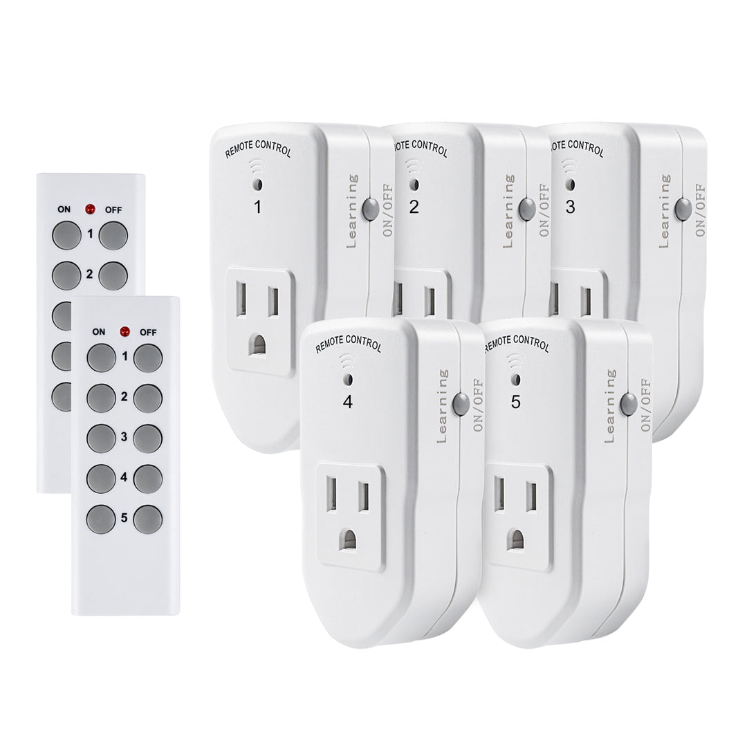BN-LINK Wireless Remote Control Outlet (1 Remotes + 3 Outlets) Value Pack 