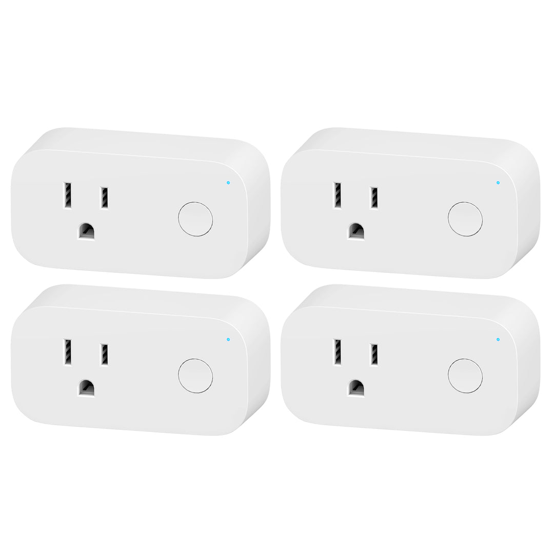 Smart Plug 15A WiFi&Bluetooth Outlet Extender Dual Socket Plugs Compat -  BN-LINK