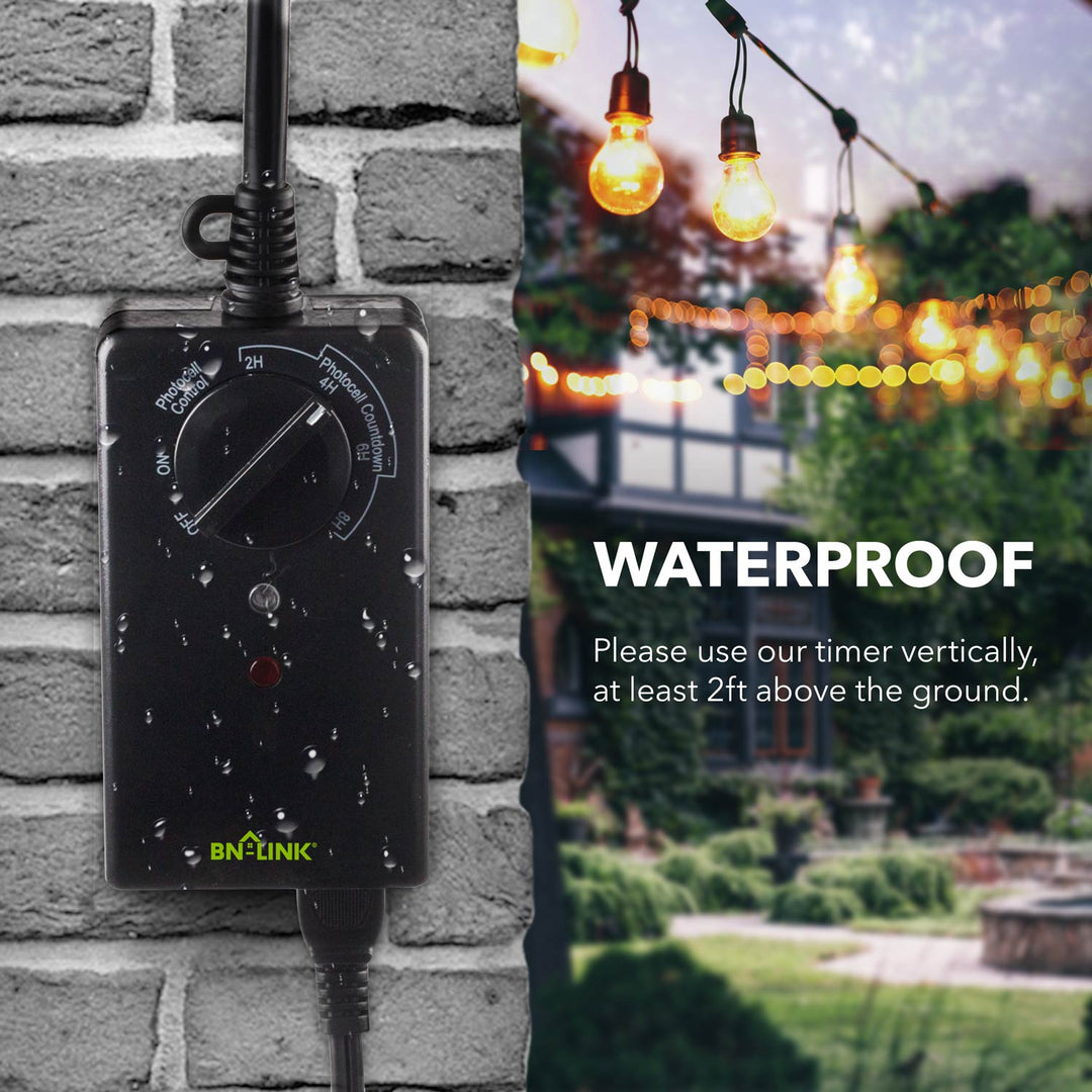 BN-LINK Outdoor 24-HR Water-Resistant Photoelectric Countdown