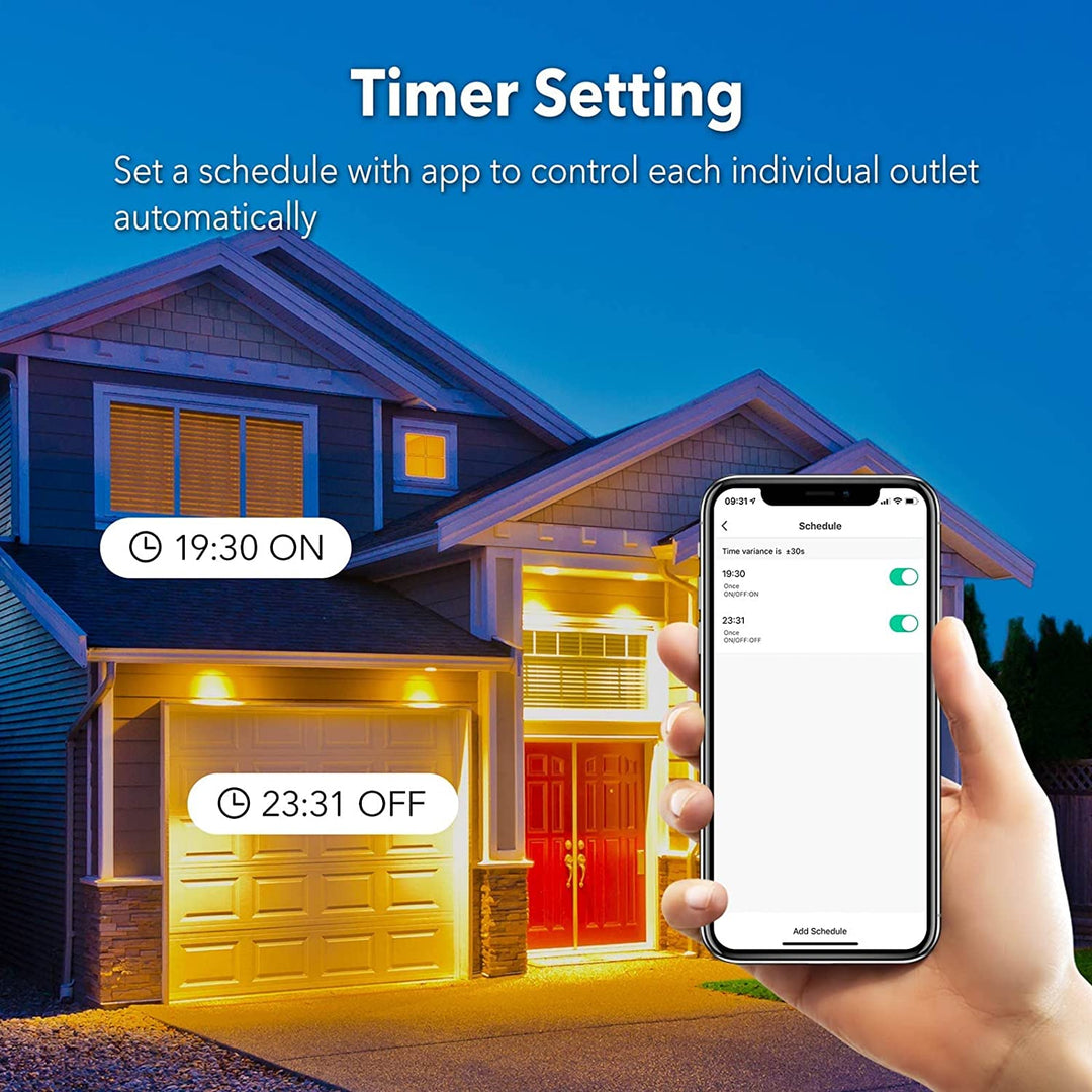 BN-LINK Smart WiFi Heavy Duty Outdoor Outlet, Timer and Countdown Function,  No Hub Required for Outdoor Lights, Compatible with Alexa and Google  Assistant (Outdoor) 2.4 GHz Network only - Yahoo Shopping