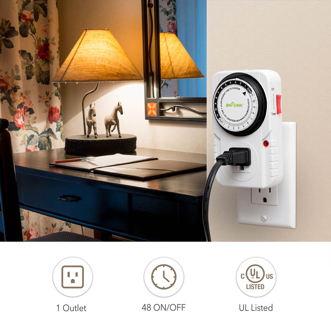 indoor 24 hour mechanical outlet timer/electric