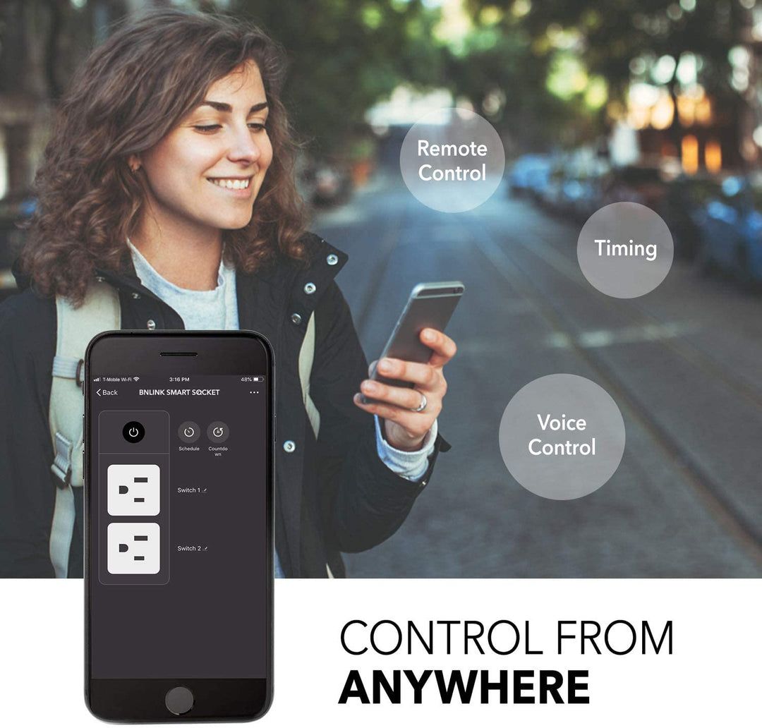 Beysen Smart Plug, Smart Outlet Bluetooth Mesh, Smiple Set Up, Alexa App  Remote Control and Alexa Voice Control, ETL & FCC Certified, 4 Pack
