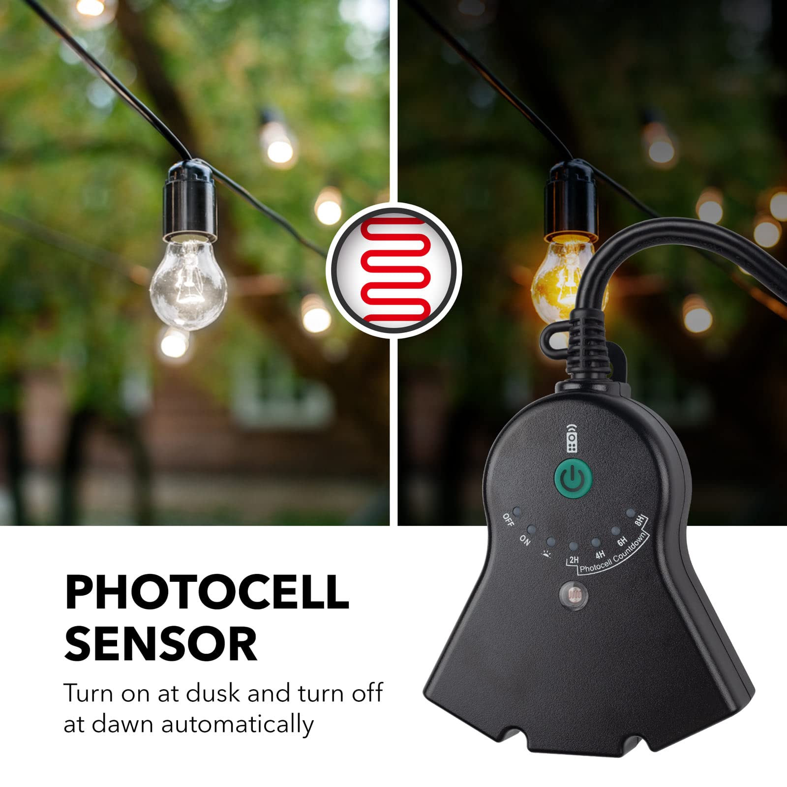 Best photocell sensor on sale for outdoor lighting