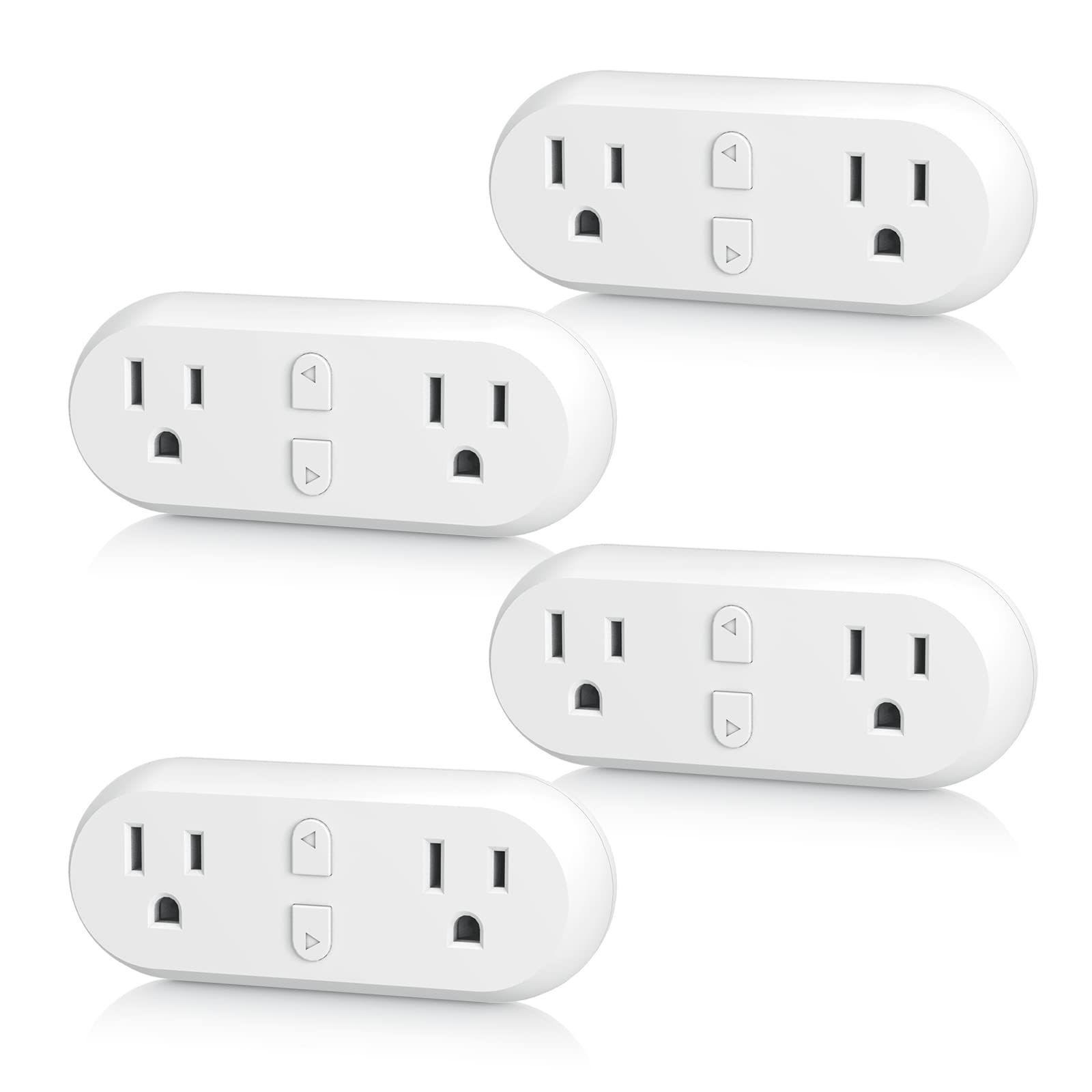 HBN WiFi Dual Outlet Smart Plug with Individual Control,Alexa & Google  Assistant