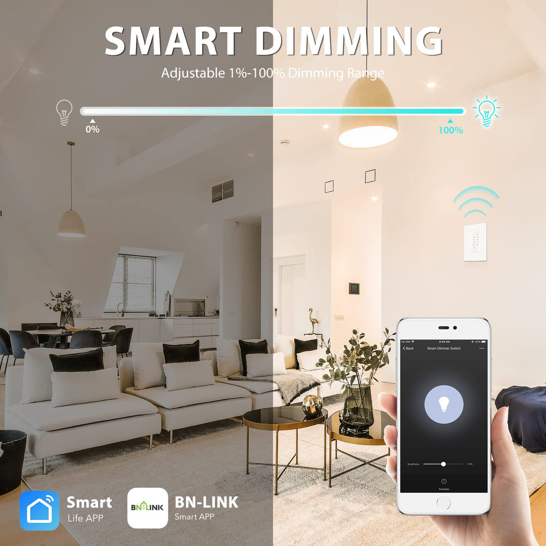Outdoor Smart WiFi Dimmer Plug APP Remote Control and Google Assistant -  BN-LINK